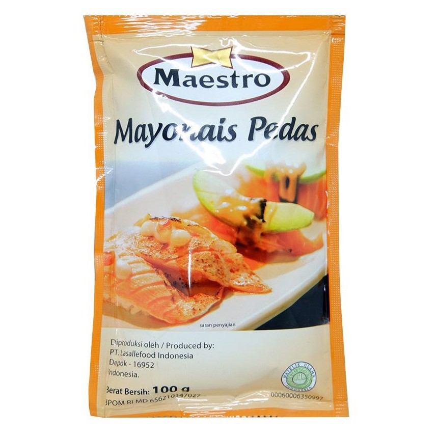 Jual Mayonaise Pedas Maestro 100gr Hot Spicy | Shopee Indonesia