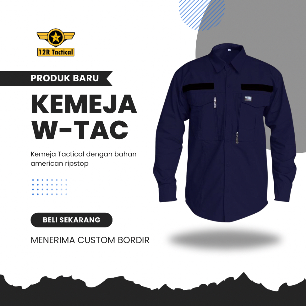 Jual M-TAC - Kemeja PDL PDH Tactical Lapangan Kerja Outdoor Lengan ...