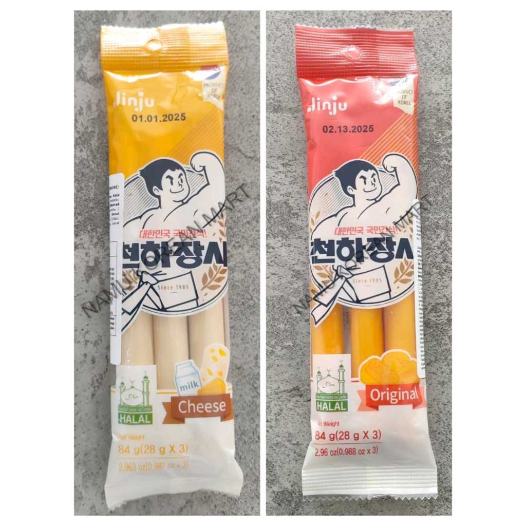 Jual Jinju Chun Ha Jang Sa Fish Cake Sosis Cheese 84gr / Sosis Ikan ...