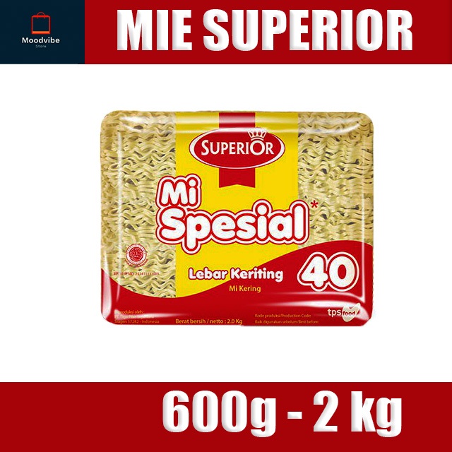 Jual Mie Superior Lebar Keriting 600g kg Shopee Indonesia
