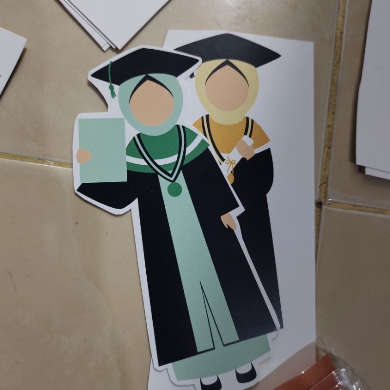 Jual Topper Wisuda Kekinian untuk Buket Happy Graduation Sempro ...