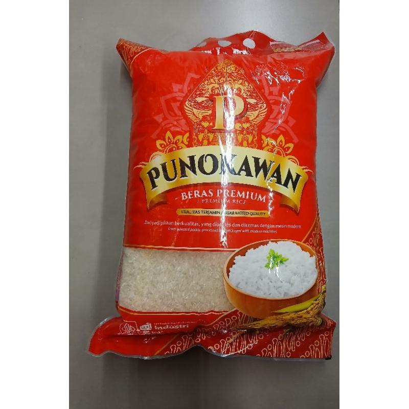 Jual Beras Premium PUNOKAWAN 5kg - HM | Shopee Indonesia