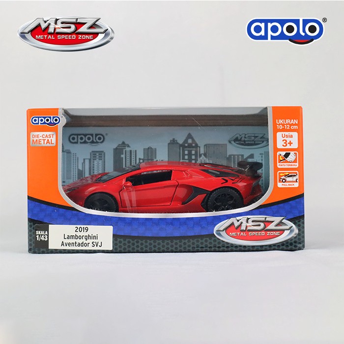 Jual Mobil Diecast Apolo MSZ Lamborghini Aventador SVJ 2019 TS | Shopee ...