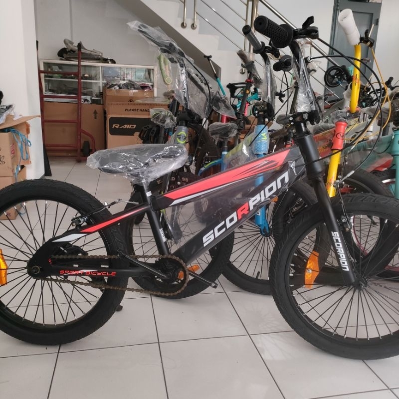 Jual SEPEDA ANAK BMX SCORPION BY SENATOR 20 INCH FREE RAKIT