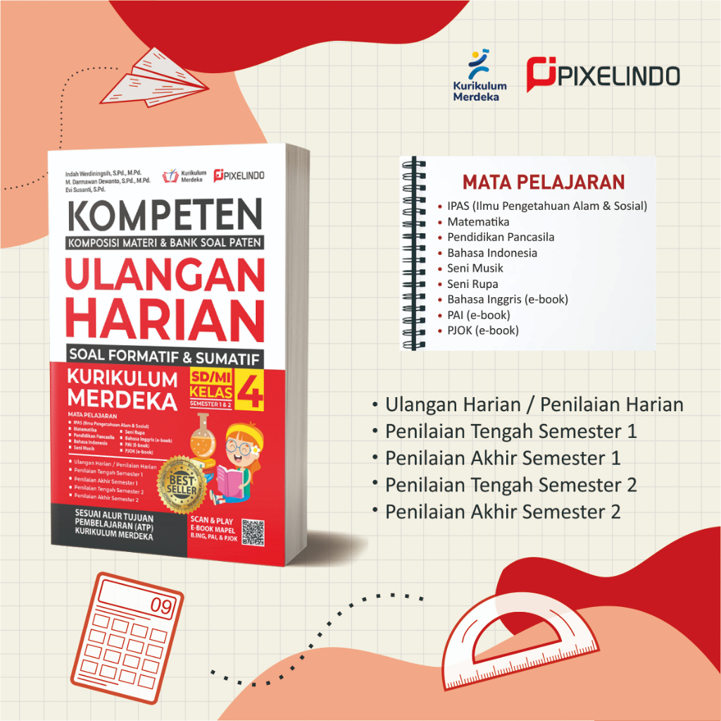 Jual Buku Kompeten Ulangan Harian Kurikulum Merdeka Sd/Mi Kelas 4 ...