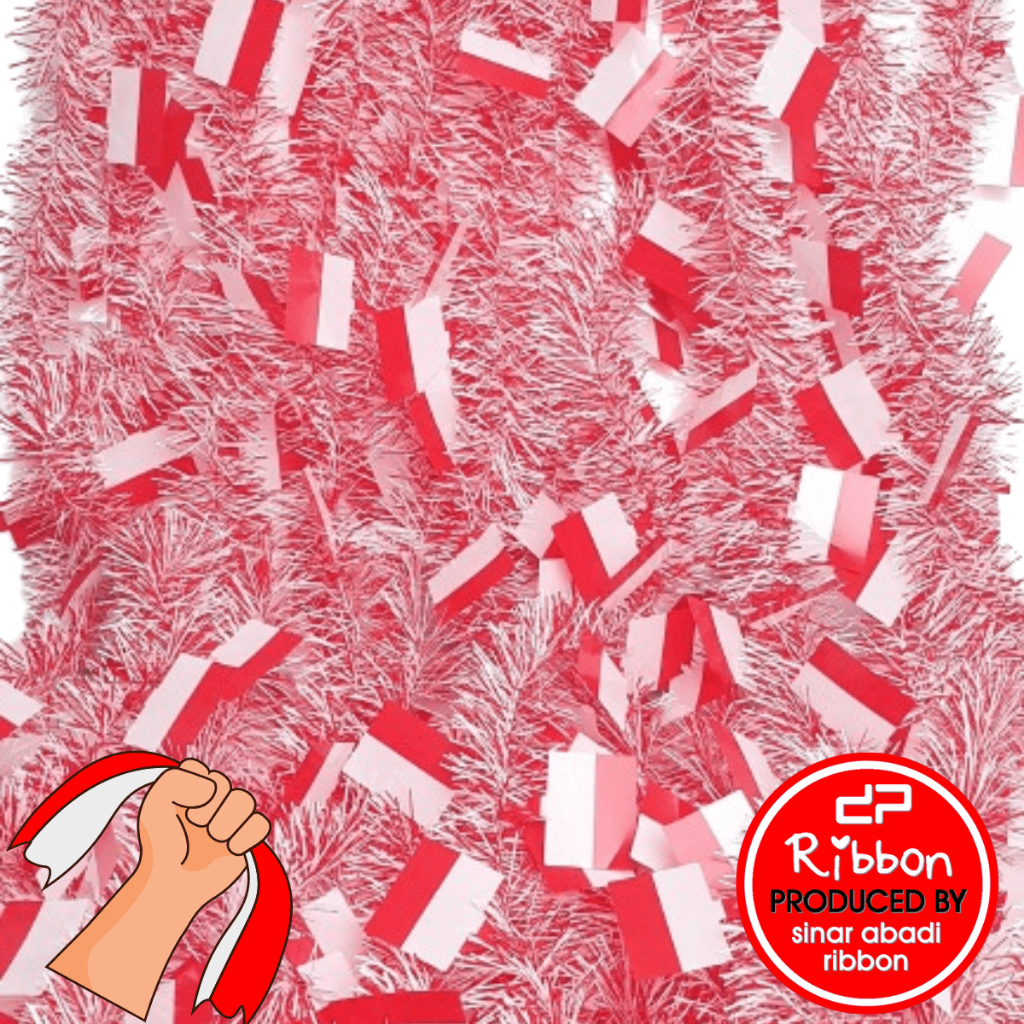 Deparcel Ribbon Selinger Ornamen Bendera 17 Agustus Slinger Merah Putih Dekorasi Pesta