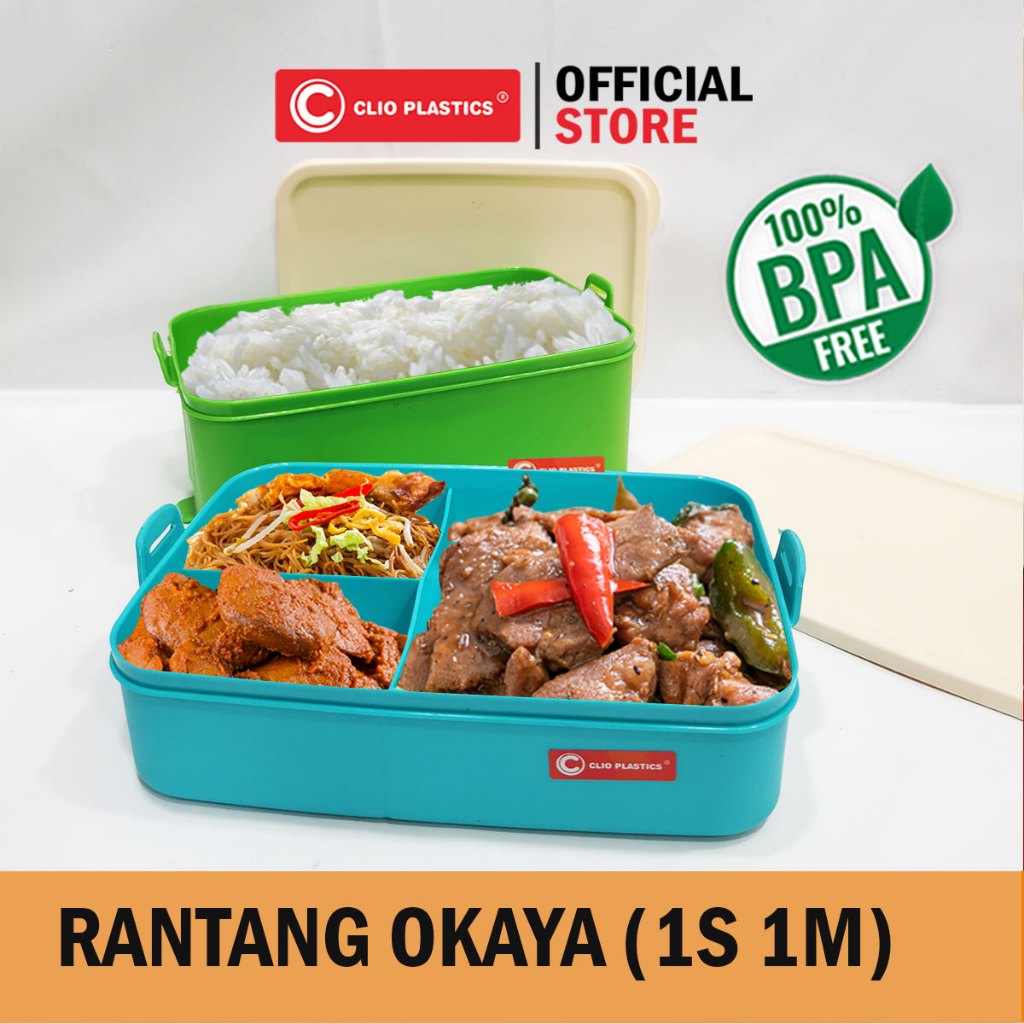 Jual Rantang OKAYA 1S 1M - rantang susun plastik foodgrade kecil dan ...