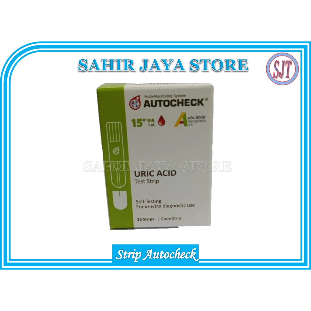 Jual Paket Strip autocheck 3 in 1 strip gula darah kolesterol asam urat ...