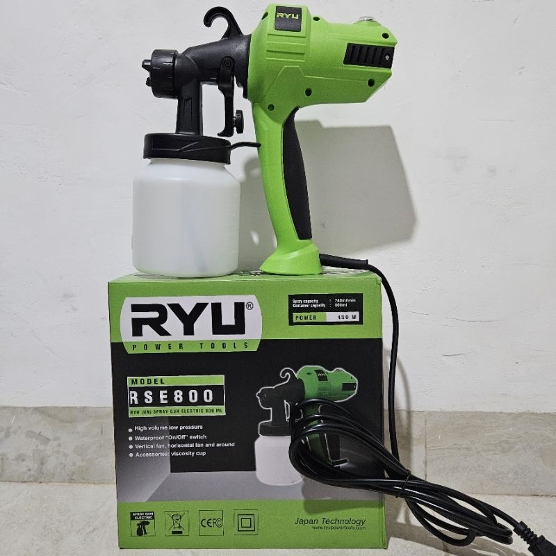 Jual Mesin Semprot RYU RSE800 Spray Gun Electric 800ml Putra Inti ...
