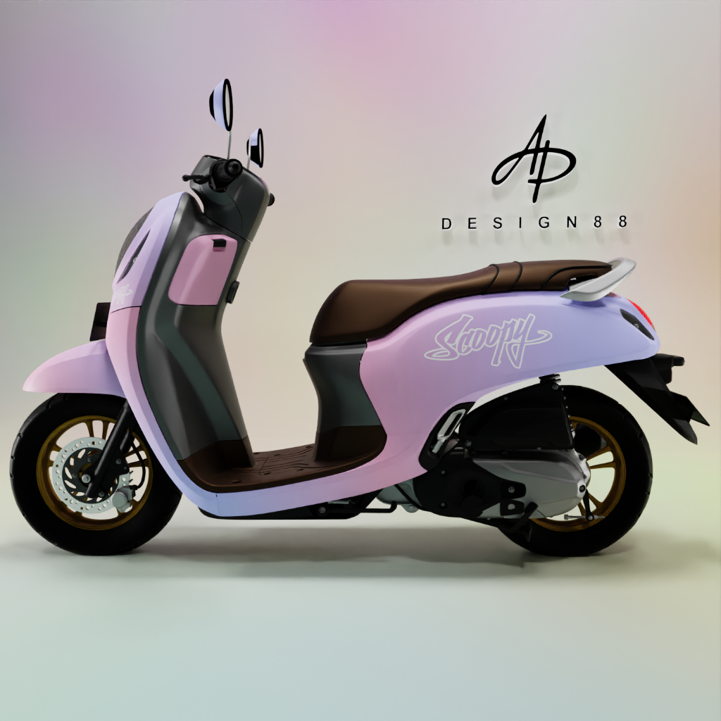 Jual ap design Decal Scoopy Full Body Sticker Scoopy full Blok All Type ...