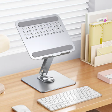 JOPREE P30 Aluminium Metal Stand 360 Rotate For Laptop Notebook Macbook Tablet Adjust Size 17