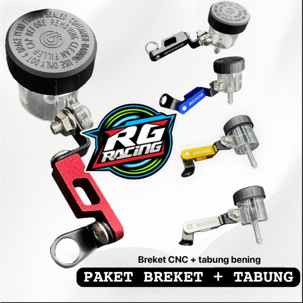 Jual rg3 PAKET GANTENG TABUNG MINYAK REM KECIL PLUS BAUT DAN BREKET CNC ...