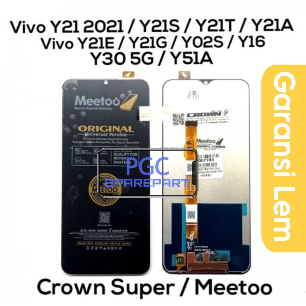Jual LCD Touchscreen Fullset Vivo Y21 2020 2021 / Y21s / Y16 / Y21T ...