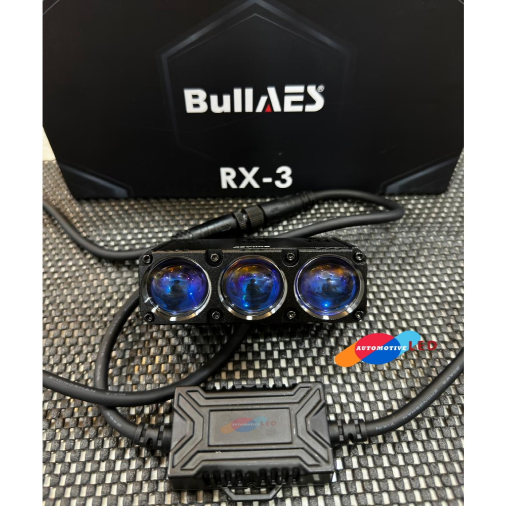 Jual ORIGINAL BULLAES RX3 MINI LASER TRIPLE LENS RX3 150 WATT 3 LENSA ...