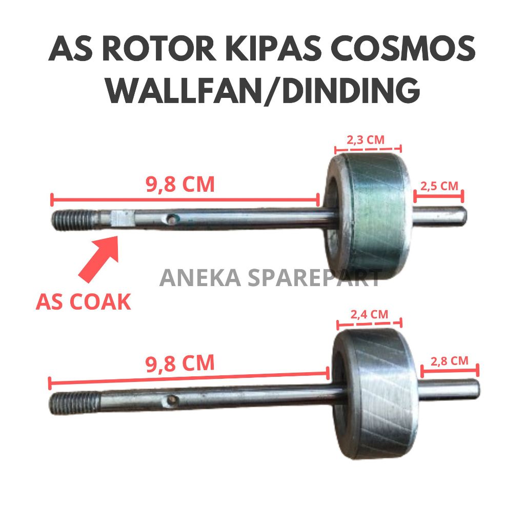 Jual AS ROTOR DINAMO KIPAS ANGIN COSMOS WALLFAN/DINDING | Shopee Indonesia