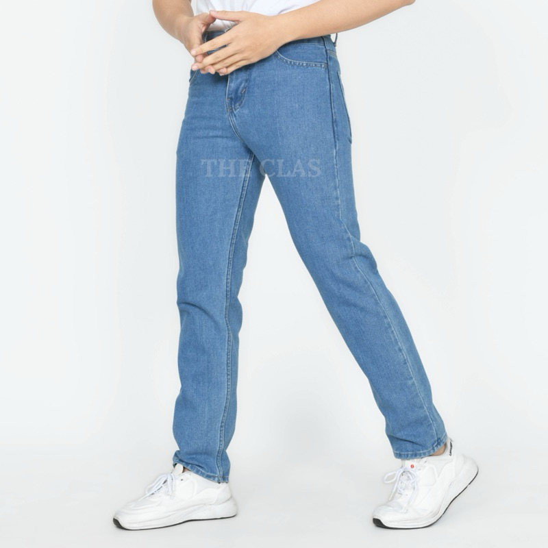 Jual BIG SALE!! CELANA DENIM JEANS BASIC REGULER FIT PANJANG PRIA