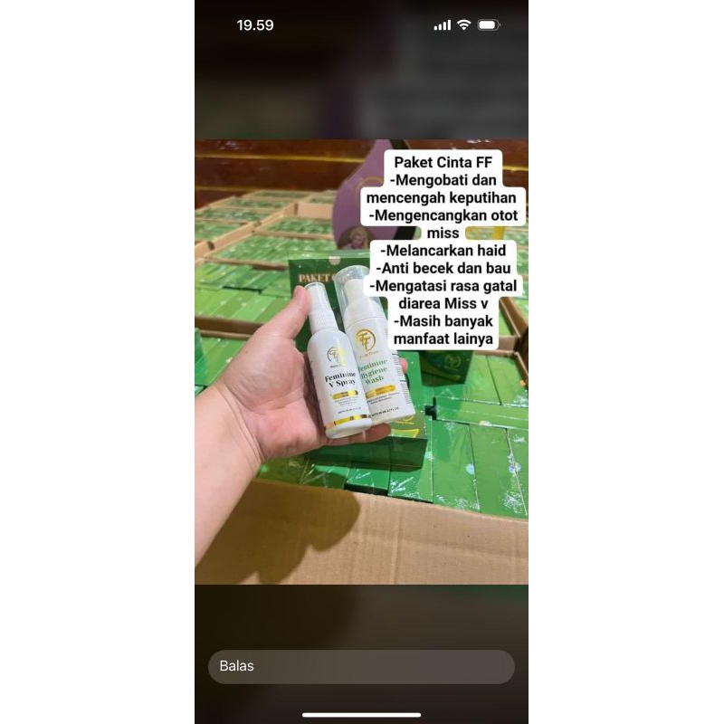 Jual PAKET CINTA / SABUN CEBOK FF by FENNY FRANS ORI 100% | Shopee ...