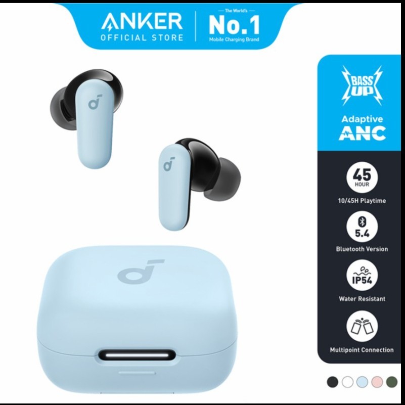 Jual TWS Anker Soundcore R50i NC - White/Black/Blue/Army | Shopee Indonesia