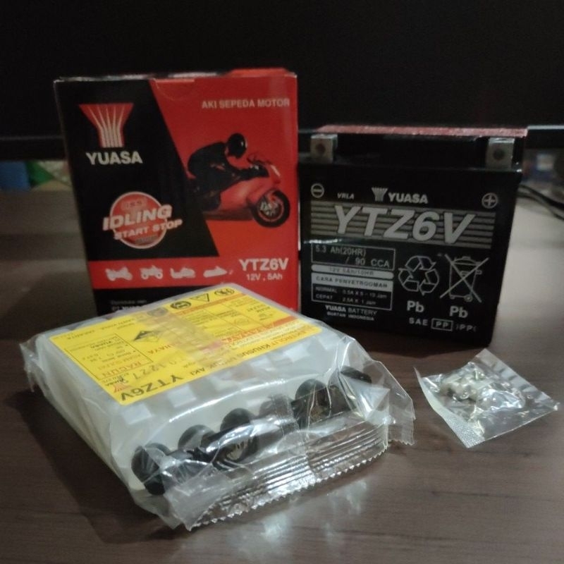 Jual Aki Kering YUASA 12v 5a Motor Satria Fu, Nmax New, Vario 150, ADV