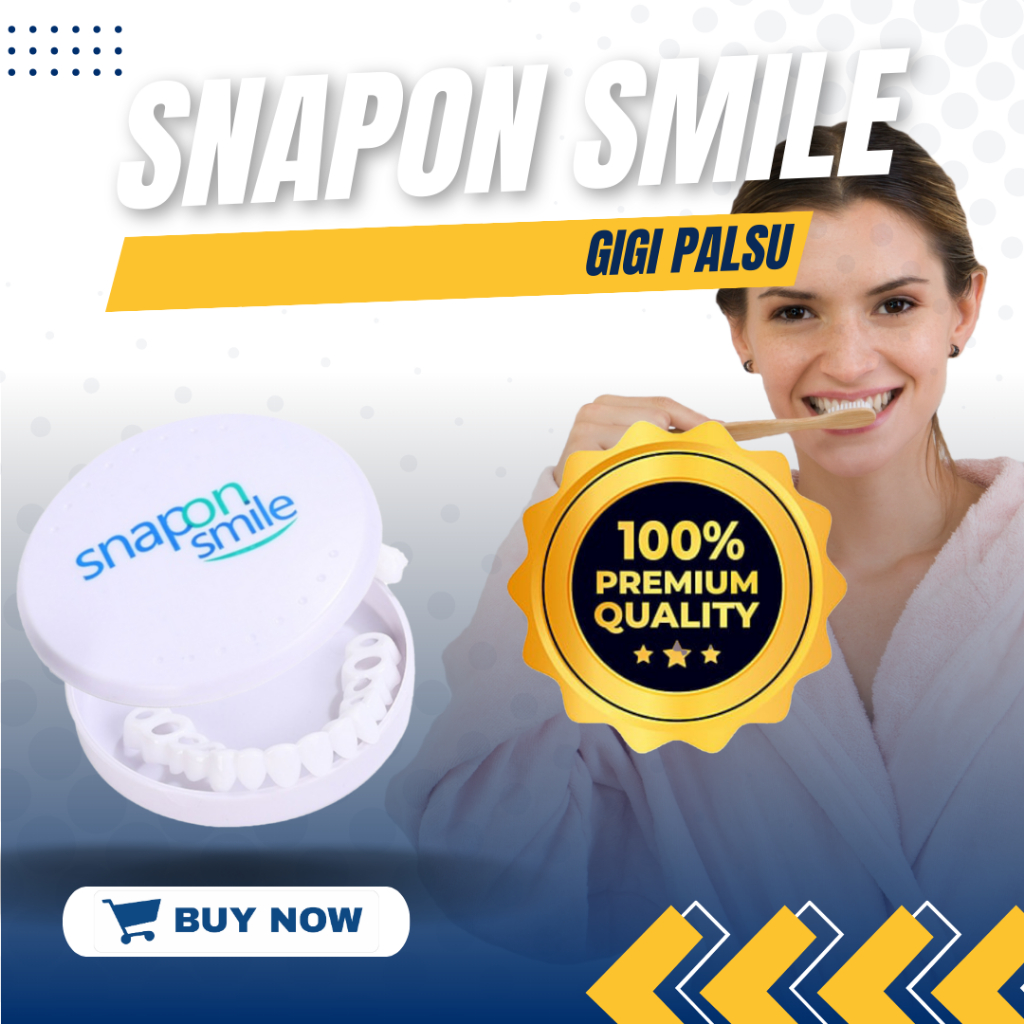 Jual Snap On Smile Gigi Palsu Instan 1 Set Atas Bawah 100% Original ...