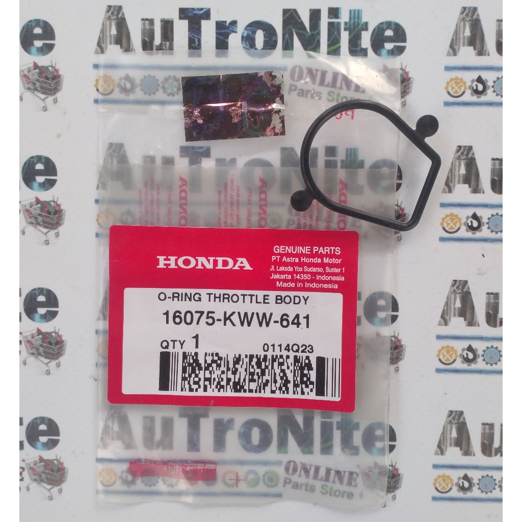 Jual O-Ring Seal Throttle Body intake 16075-KWW-641 Original Honda ...