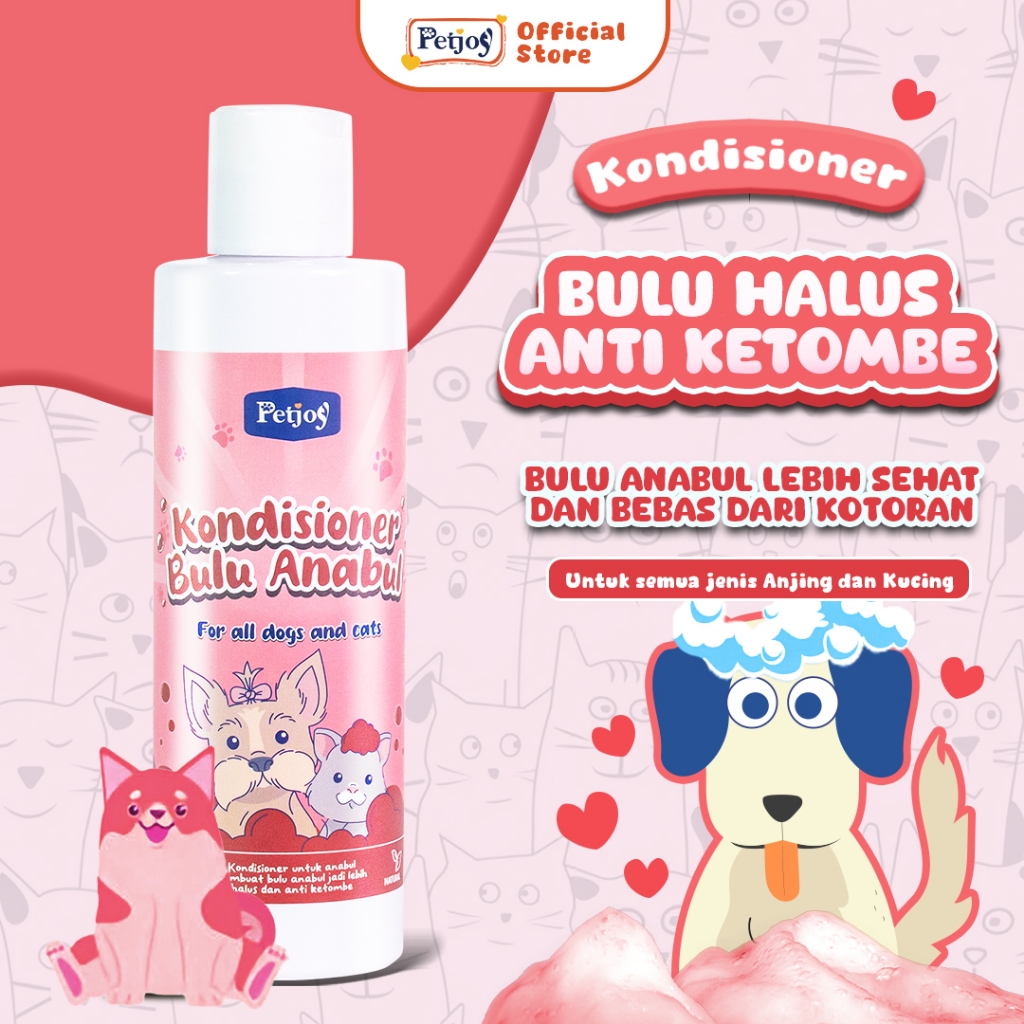 Jual Petjoy Kondisioner Bulu Anabul 200ml Membuat bulu anabul jadi ...