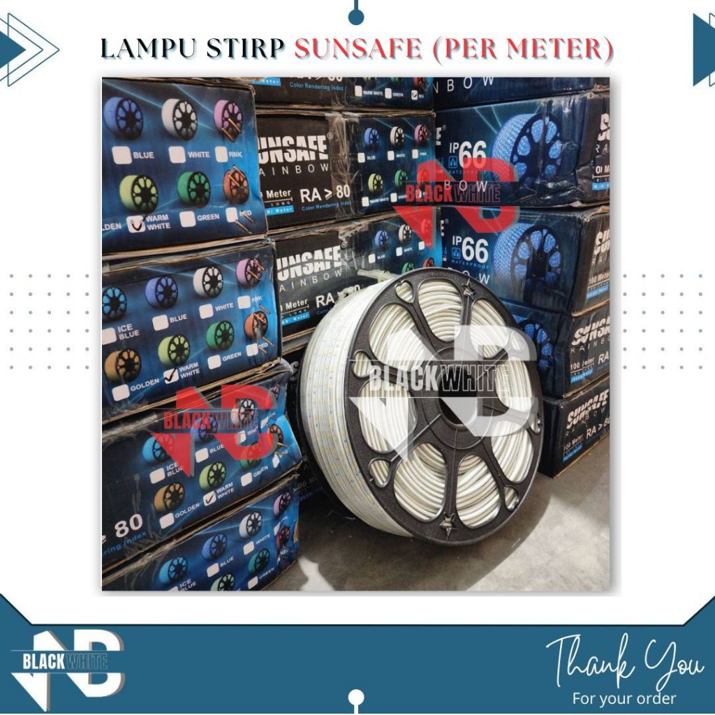 Jual (PER METER) Sunsafe Lamp LED Strip Selang Chip LED 5050A IP 66 ...