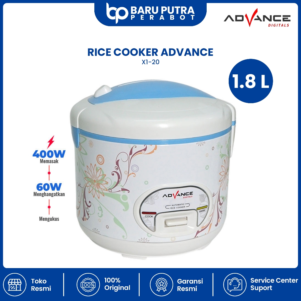 Jual Magic Com ADVANCE X1-20 Kapasitas 1.8 Liter / Rice Cooker 1.8L ...