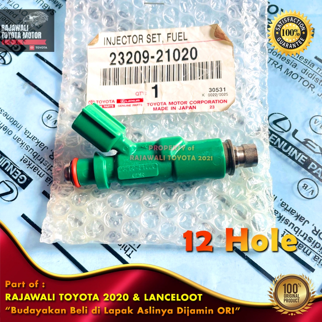 Jual Nozzle Injektor Altis, Yaris & Vios 12 Hole Mesin 1NZ 2NZ Lubang ...