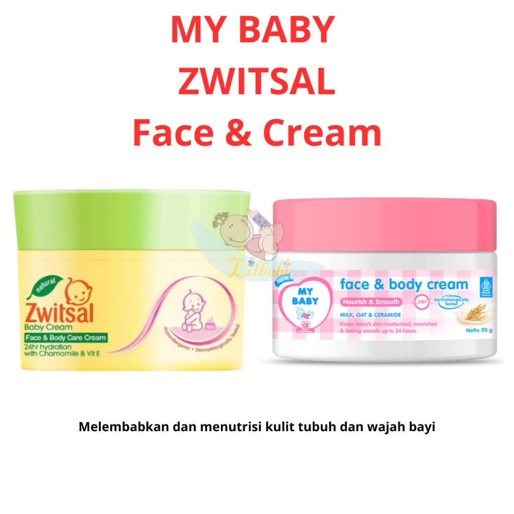 Jual My baby/ Zwitsal Baby Face & Body Care Cream 50 gr 50gr Krim ...