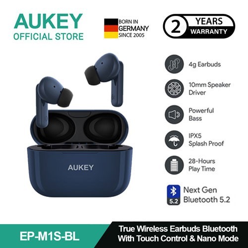 Aukey EP-M1S Move Series Mini S TWS True Wireless Earbuds Earphone