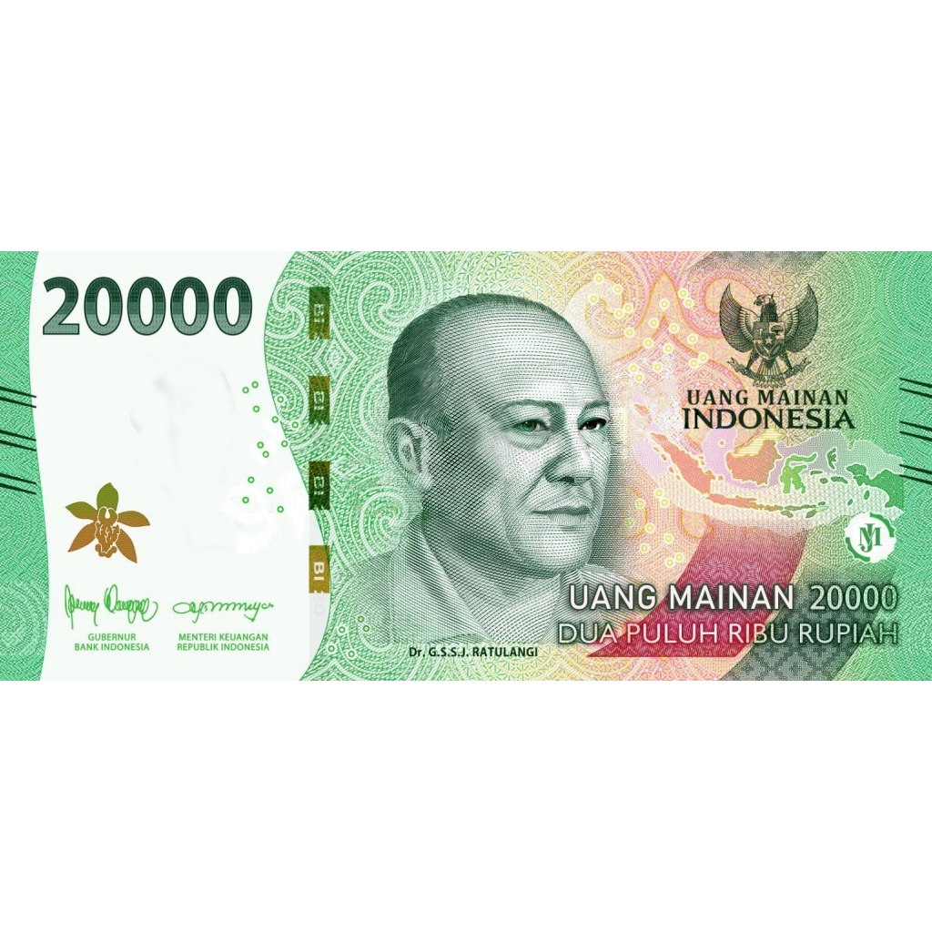 Jual 100 lembar - Uang mainan Mahar/Buket/edukasi KW Ori - Soft Paper ...