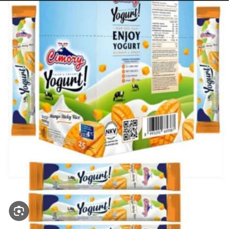 Jual CIMORY YOGURT STICK MANGO BOX (40GR x 25Pcs) | Shopee Indonesia