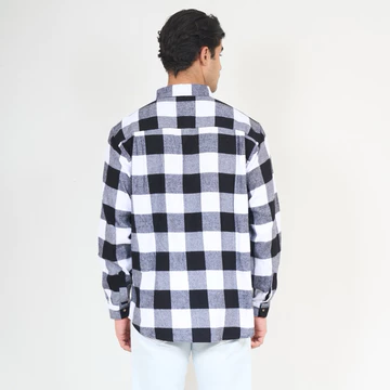 Woodsman Kemeja Flanel Monochrome Check