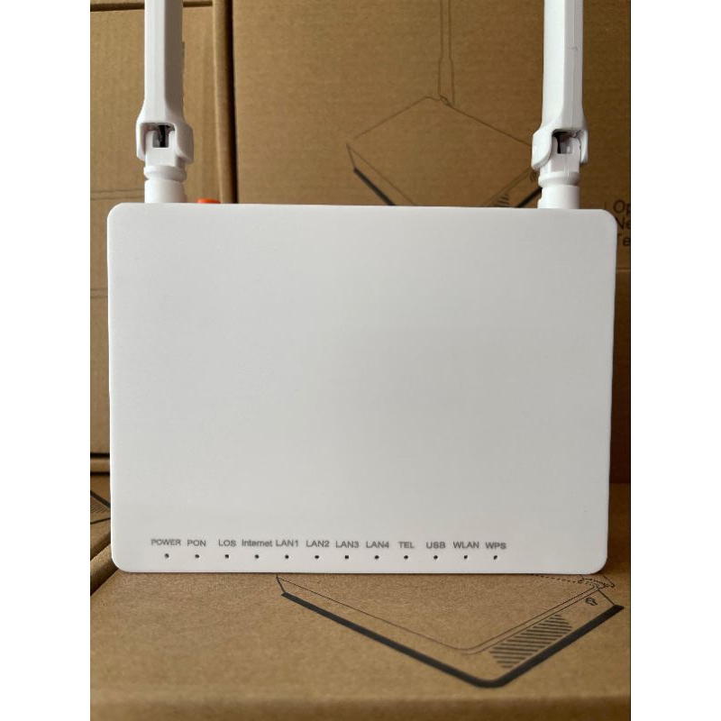 Jual [PLUS BOX] Router Baru F663nv3a Xpon Modem + Adaptor 12v 1a ...