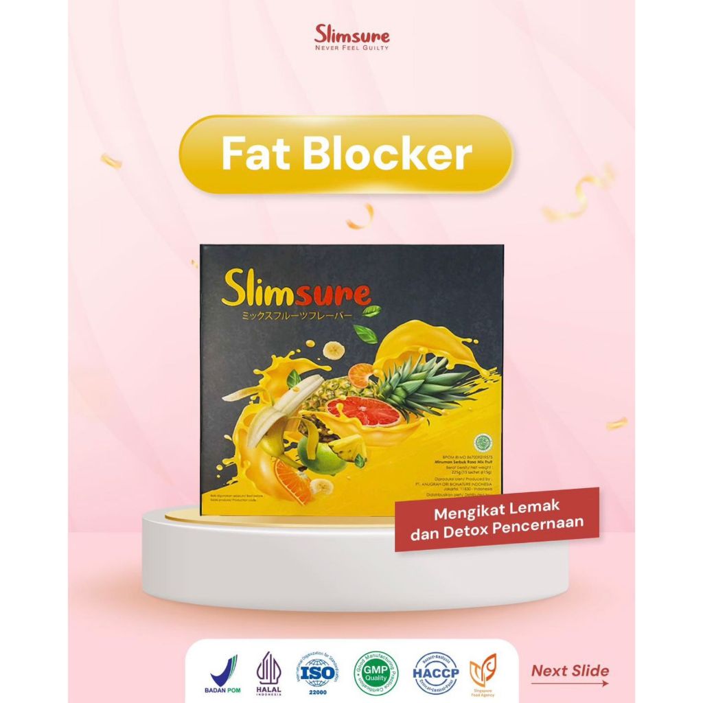 Jual Slimsure Block Fat - 20 Sachet (1 Box 15 Sachet + FREE 5 Sachet ...
