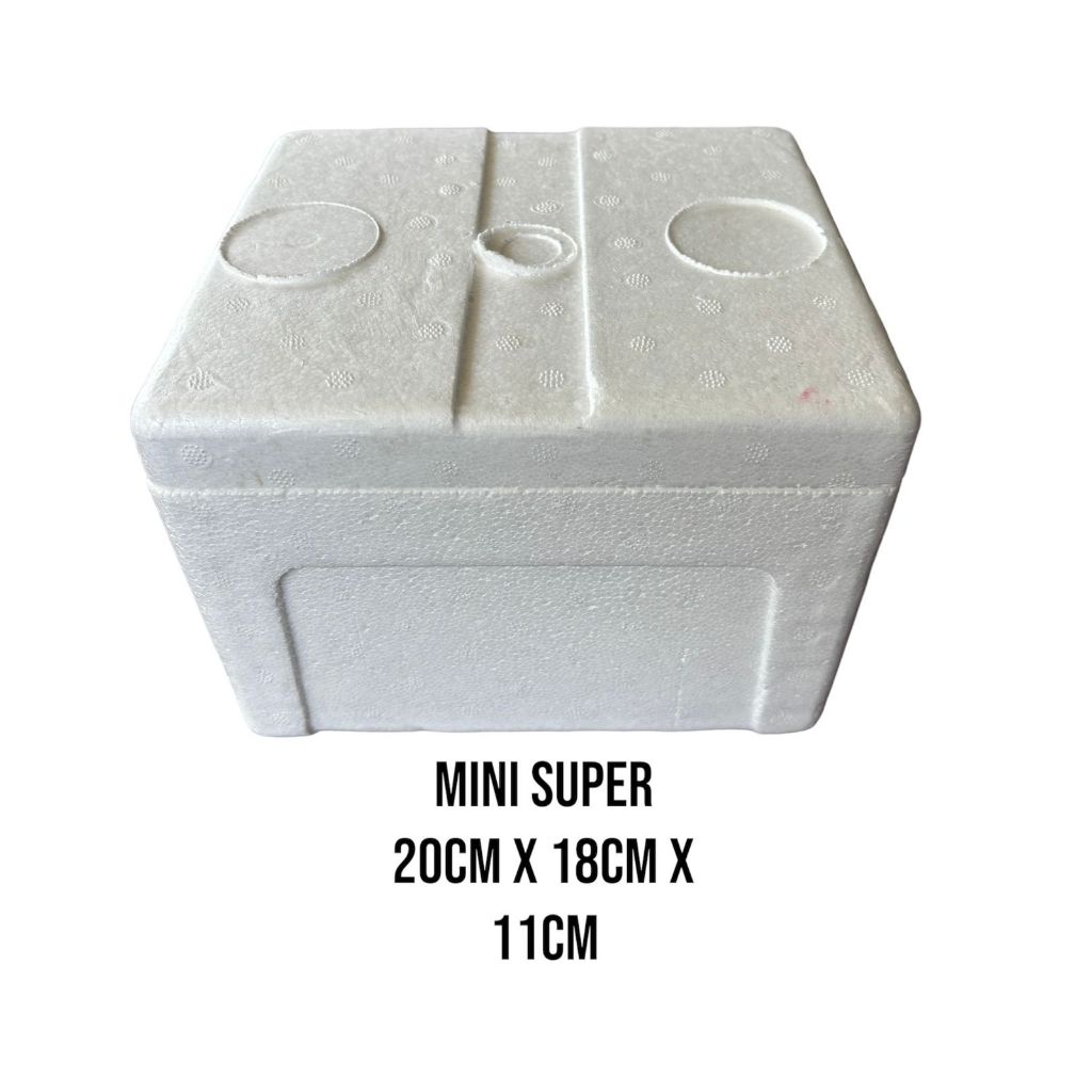 Jual STYROFOAM MINI SUPER BOX 20X18X11CM | Shopee Indonesia