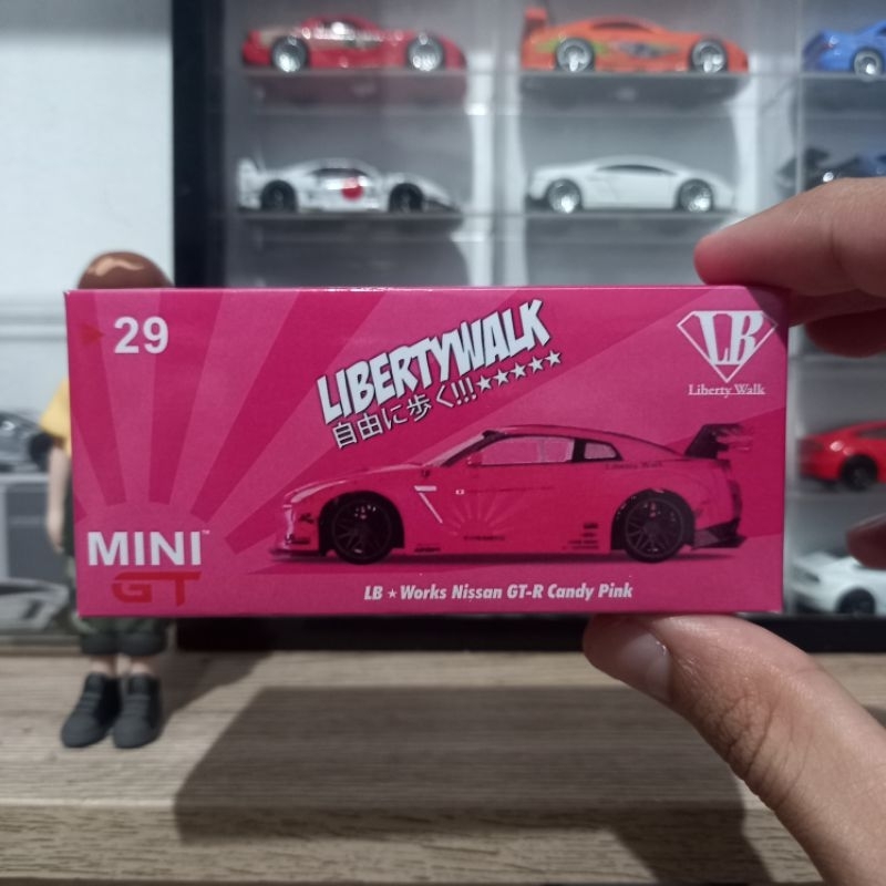 MiNiGT 29 LBworks GTR candy pink