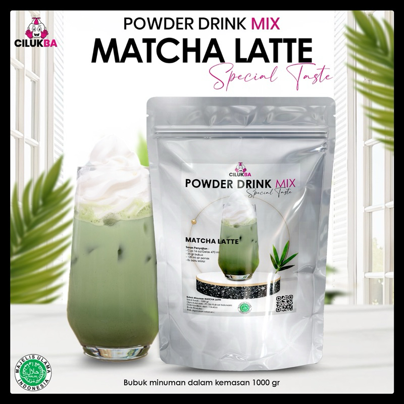 Jual Bubuk Minuman Rasa Matcha Latte 1 kg / Powder Drink mix | Shopee ...