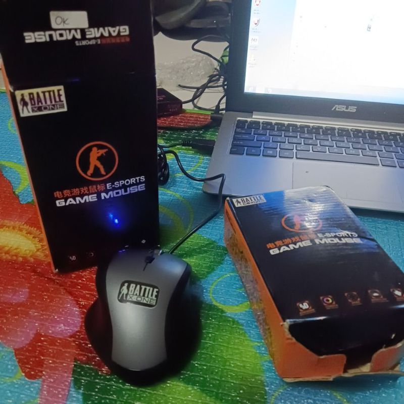 Jual Mouse USB GAME BATTLE x-one | Shopee Indonesia