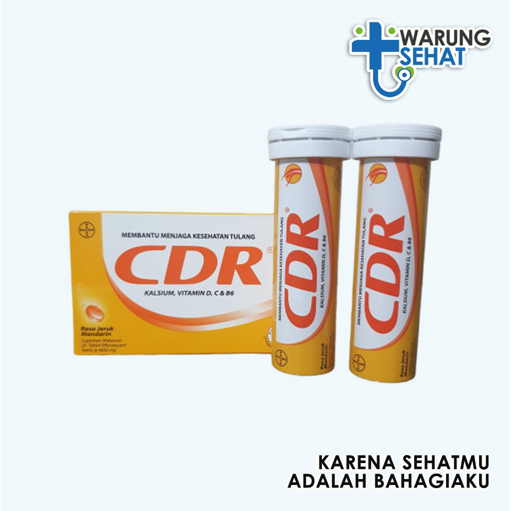Jual CDR EFFERVESCENT ( ISI 20 TABLET) | MENJAGA KESEHATAN TULANG DAN ...