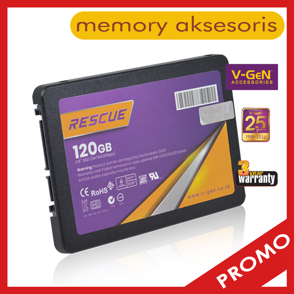 Jual SSD (Solid State Drive) RESCUE 128GB, 256GB, 512GB, 1TB SATA 3 V ...
