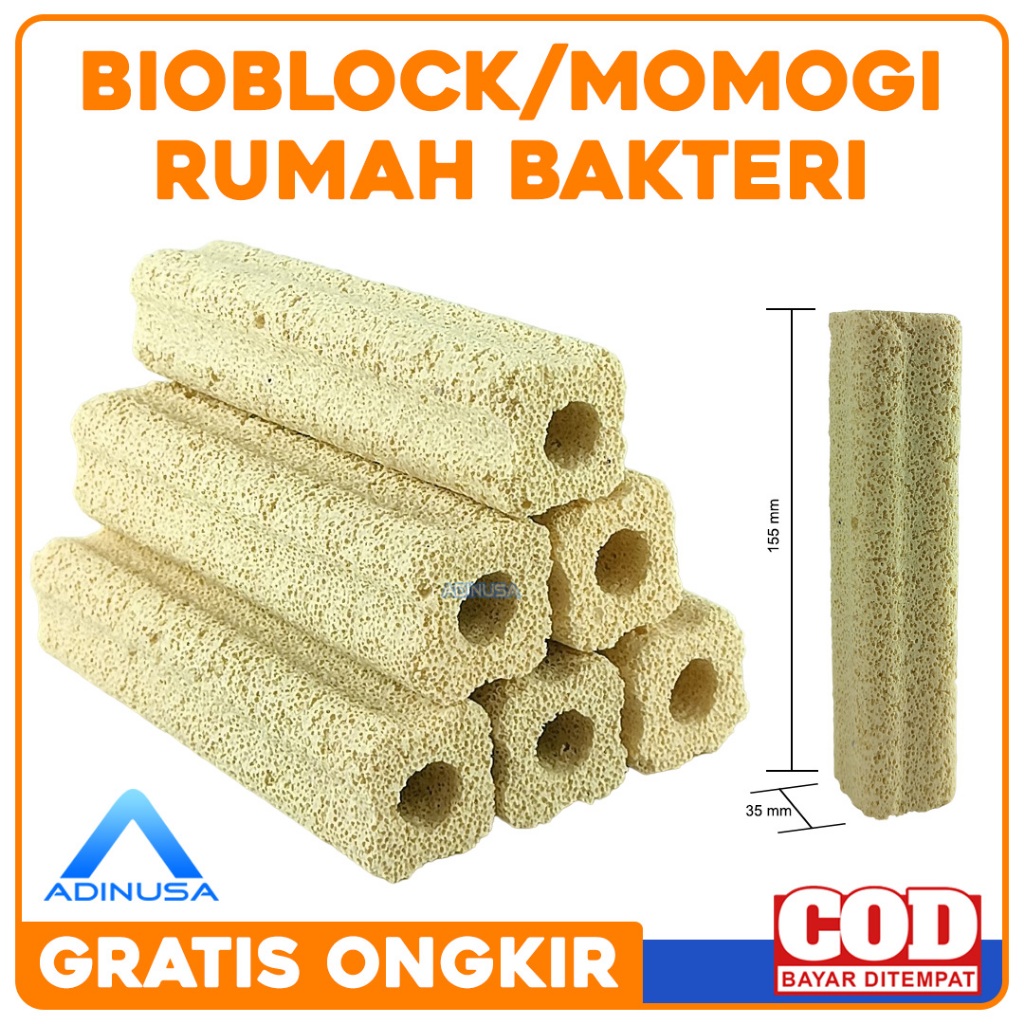 Jual MEDIA FILTER ECO BIO BLOCK RUMAH BAKTERI MOMOGI 15| AQUARIUM REEF ...