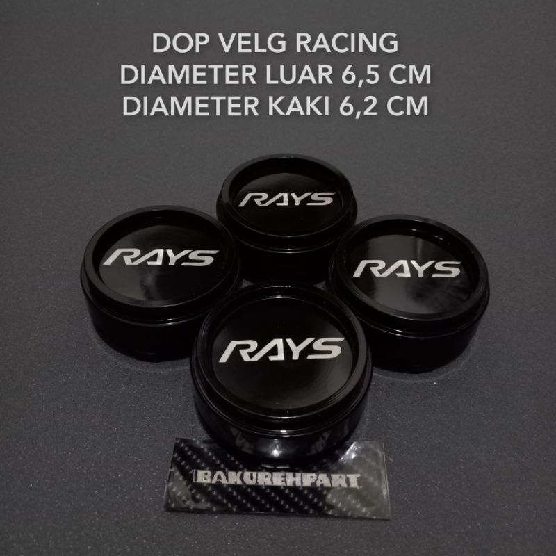 Jual Dop roda tutup velg mobil racing variasi tabung besar hitam logo ...