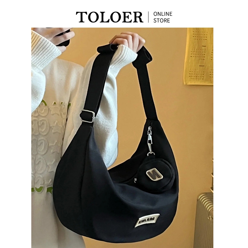 Jual 【Ready！COD！】Tas selempang wanita Terbaru 2024 Tas selempang kanvas
