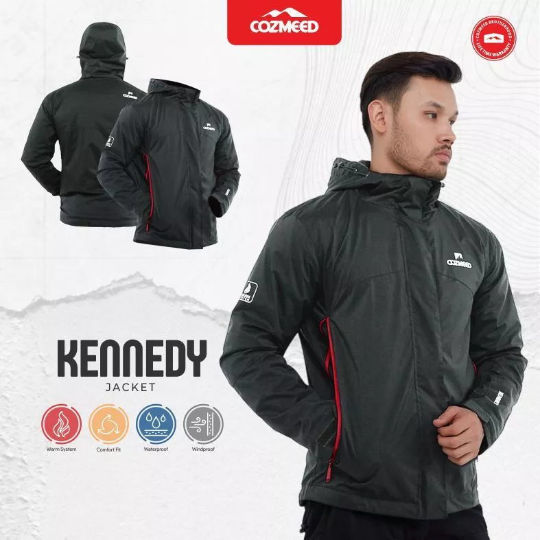 Jaket Gunung Pria Cozmeed Kennedy Black