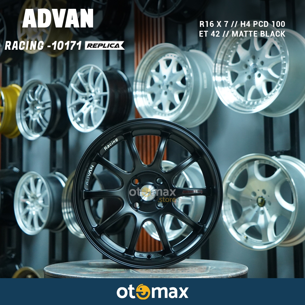 Jual Velg Mobil Advan Racing RS-D Ring 16 Matte Black | Shopee Indonesia