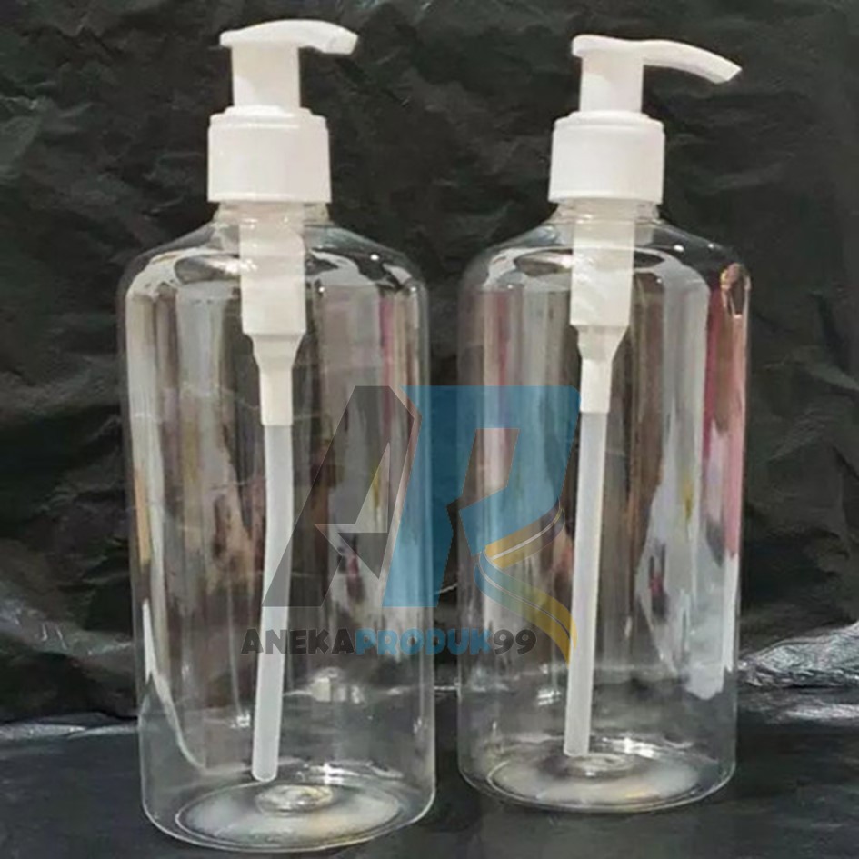 Jual ( Botol Sabun ) Botol pump 500 ml PET hand soap lotion sabun 500ml ...