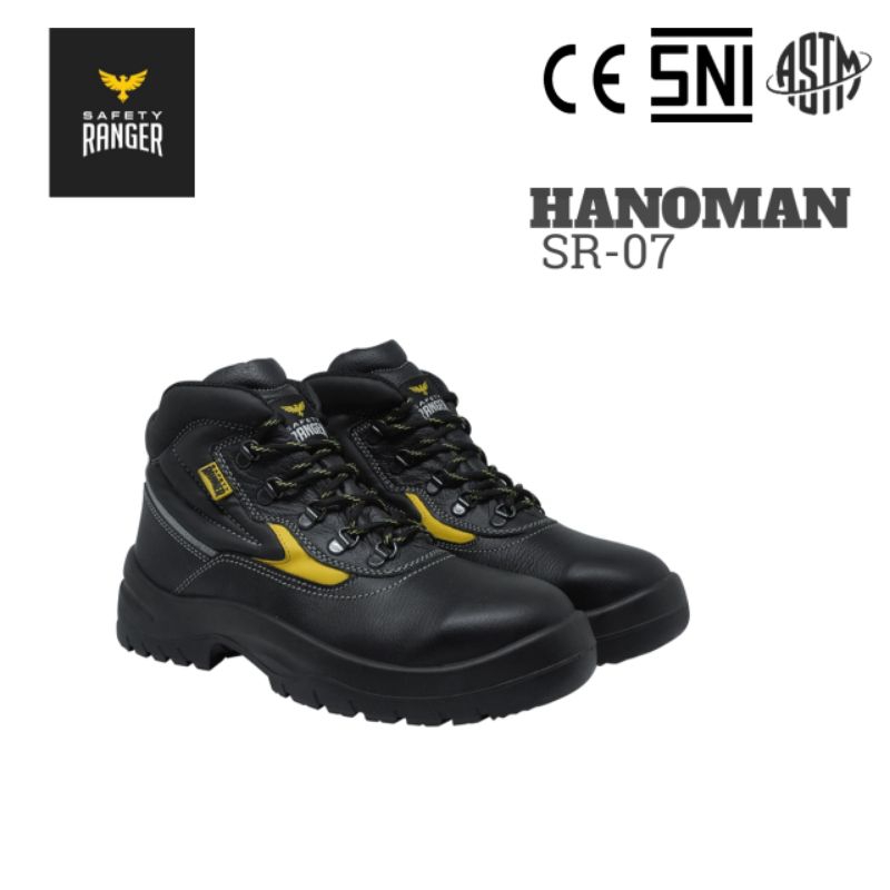 Jual Sepatu Safety Ranger Hanoman SR-07 / Safety Shoes Ranger / Sepatu ...