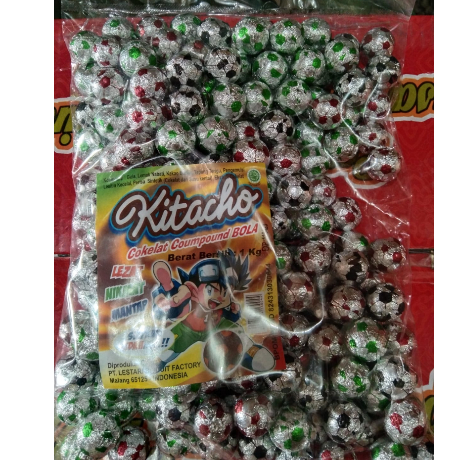 Jual KItacho Chocolate Ball Cokelat Bentuk Bola 1 Kg Coklat Hampers ...